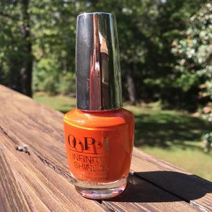 NWOT OPI Infinite Shine Suzi Loch-smith Pumpkin Spice Orange Fall Nail Polish